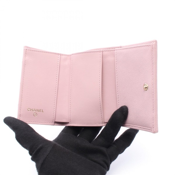 シャネル(CHANEL)シャネル スモール フラップ ウォレット 三つ折り財布  