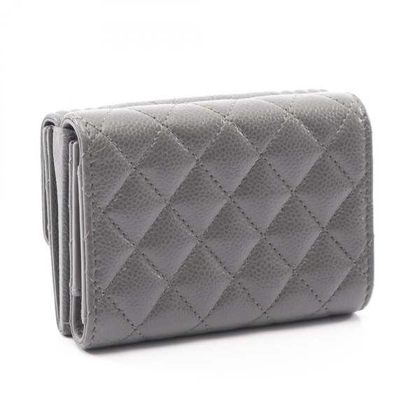 シャネル　財布 Classic zipped coin purse - Grained calfskin & silver-tone