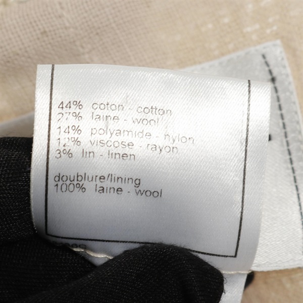 【極美品】シャネル ココボタン ウール アンゴラ 台形 膝丈スカート 44サイズ 極美品】シャネル ココボタン ウール アンゴラ 台形 膝丈