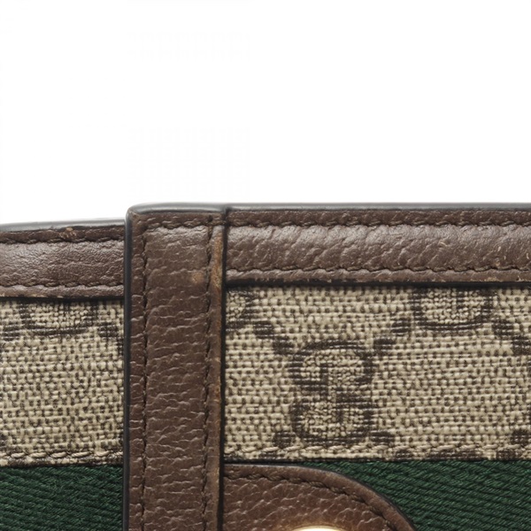 グッチ(GUCCI)グッチ オフィディア GG ウォレット シェリーライン 二