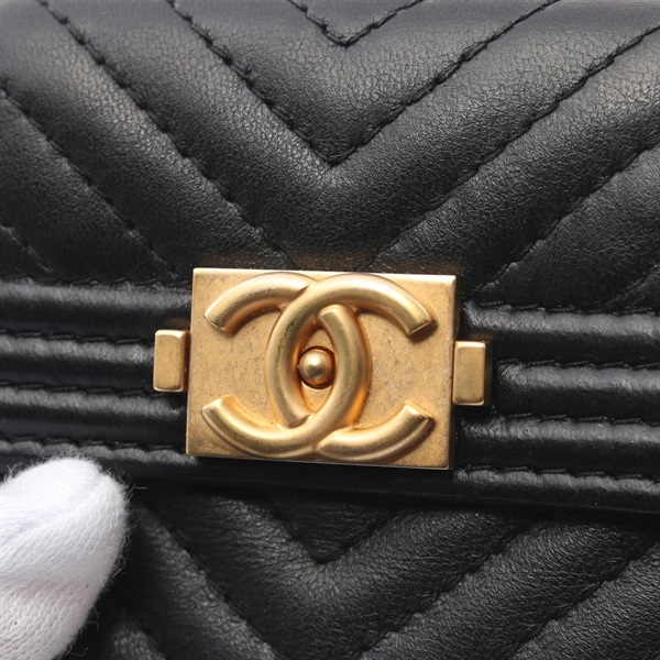 シャネル(CHANEL)シャネル ボーイシャネル 三つ折り財布 財布