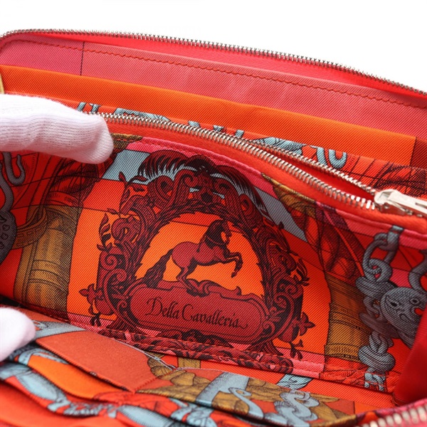 エルメス(HERMES)エルメス アザップロング シルクイン ラウンド長財布