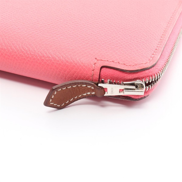 エルメス(HERMES)エルメス アザップロング シルクイン ラウンド長財布