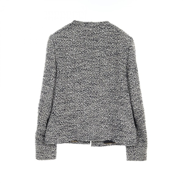 シャネル(CHANEL)シャネル ココマーク ミラーボタン ツイード ノー