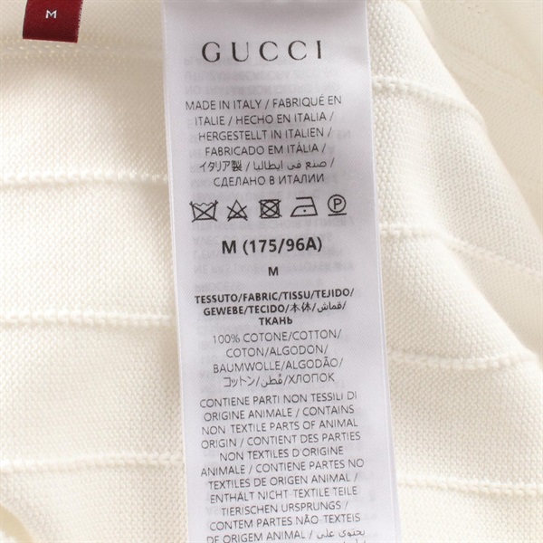 グッチ(GUCCI)グッチ GG インターシャニット ポロシャツ 衣料品