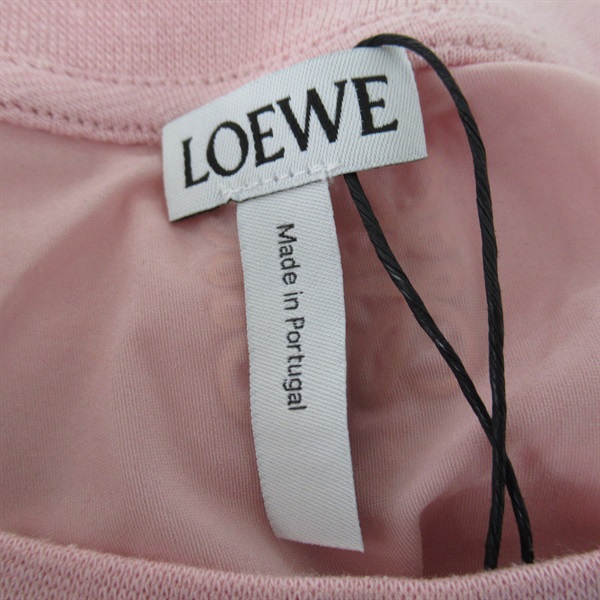 ロエベ ロゴ Tシャツ ピンク ドット ファッション