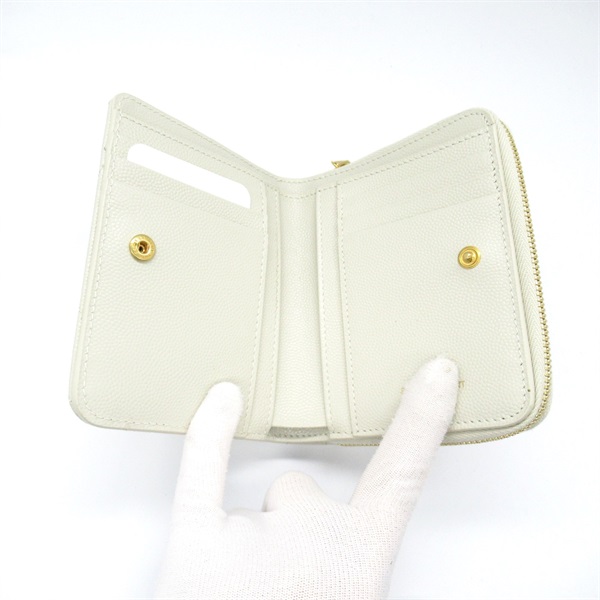 ＊PEARL＊ サンローラン 長財布 白 定価91,800円 楽天市場】サンローラン 財布 カサンドラ 長財布 アイボリー系