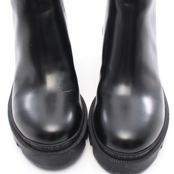 GUCCI　グッチ　アンクルブーツ　マーモントフリンジ　黒　サイズ36 GUCCI - グッチ GUCCI ブーツ GGマーモント ベルクロストラップ