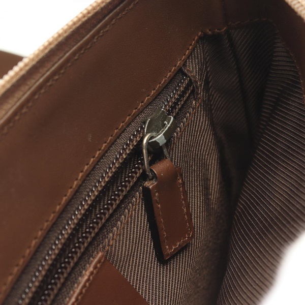 良品☆GUCCI グッチ ショルダーバッグ キャンバス GG総柄 茶 92646