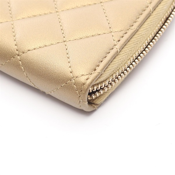 シャネル(CHANEL)シャネル マトラッセ ラウンド財布 財布 レディース