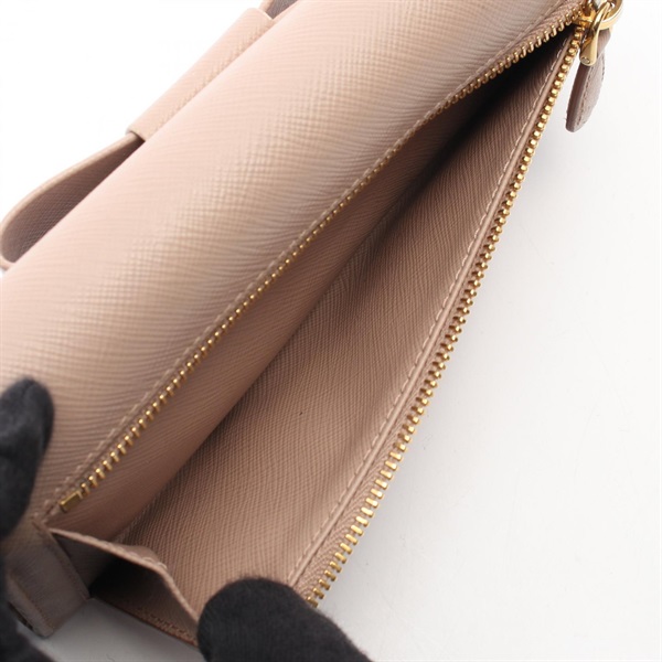 プラダ(PRADA)プラダ SAFFIANO FIOCCO 二つ折り長財布 財布 レディース