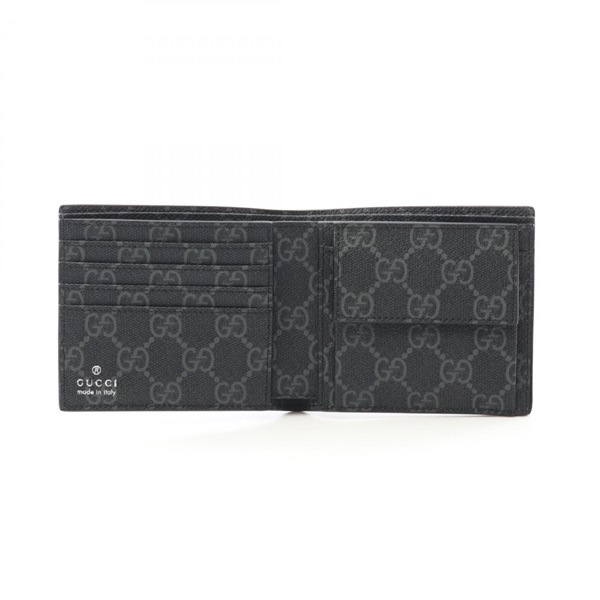 グッチ(GUCCI)グッチ GGエンブレム 二つ折り財布 財布 メンズ 818946