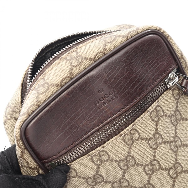 グッチ　ショルダーバッグ　カメラバッグ　GGスプリーム　ロゴ型押し　101680 GUCCI - グッチ ショルダーバッグ カメラバッグ GGスプリーム ロゴ型