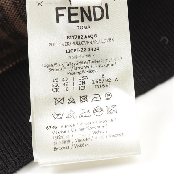 フェンディ(FENDI)フェンディ ズッカ柄 ニット 衣料品 トップス