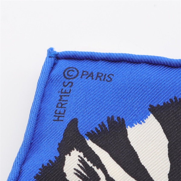 エルメス(HERMES)エルメス カレ20 ナノカレ ZEBRA PEGASUS スカーフ