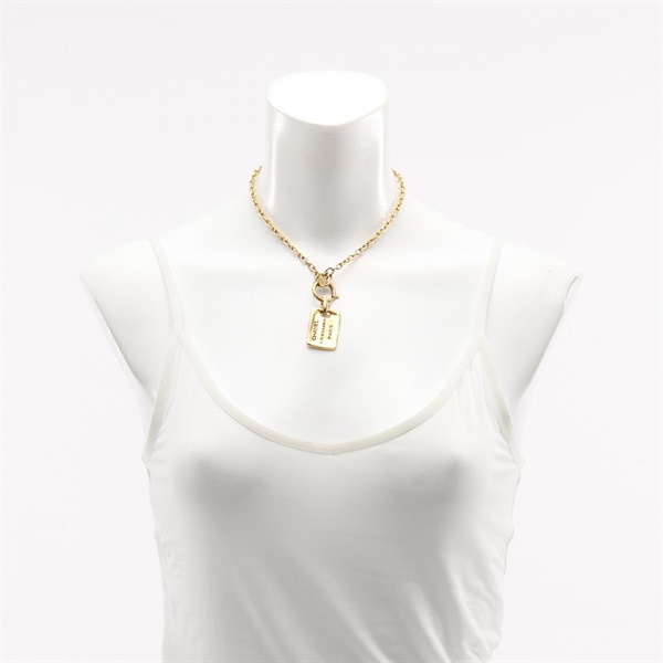 シャネル(CHANEL)シャネル ロゴ プレート ネックレス ジュエリー