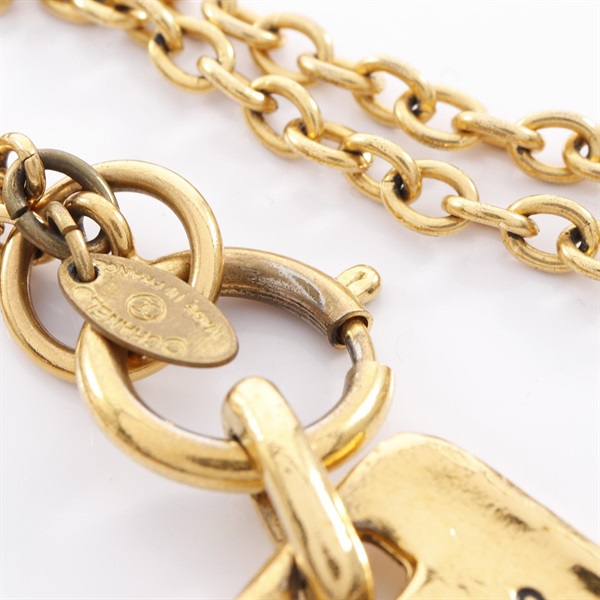 シャネル(CHANEL)シャネル ロゴ プレート ネックレス ジュエリー