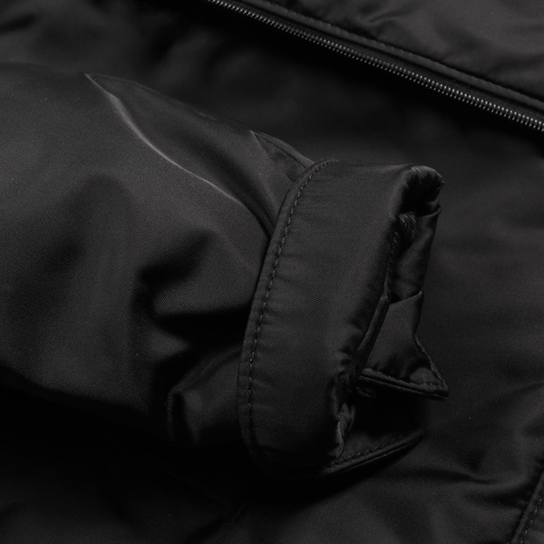プラダ　ナイロン　コート　ブラック　L メンズ　☆3連休限定特価☆ PRADA プラダ コート SGB008 1WQ8 メンズ Re-Nylon リナイロン