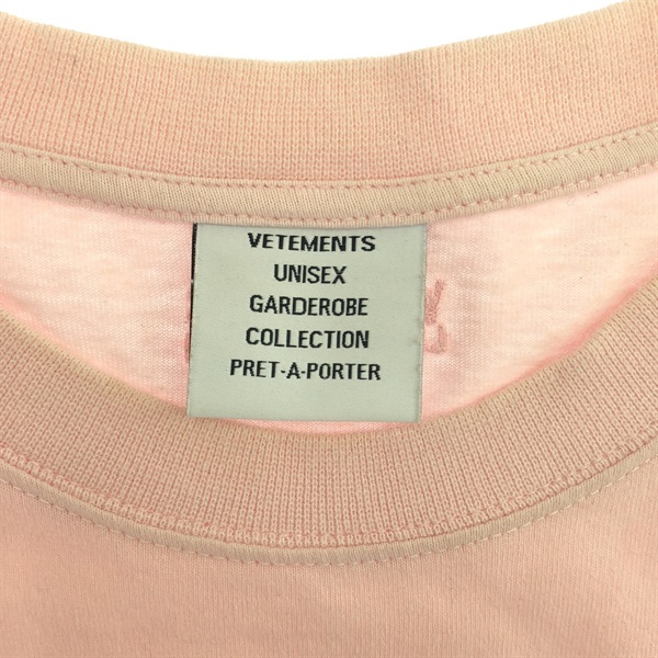 ヴェトモン(VETEMENTS)ヴェトモン Tシャツ 半袖シャツ 衣料品 トップス