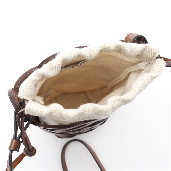 ロエベ アナグラム カットアウト ポケット レザー ショルダーバッグ ロエベ アナグラム カットアウト ポケット レザー ショルダーバッグ