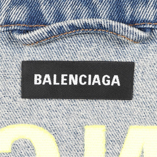 バレンシアガ(BALENCIAGA)バレンシアガ バックロゴ刺繍 デニム