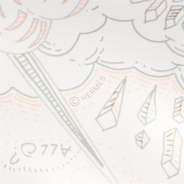 エルメス(HERMES)エルメス カレ90 PLEASE HOLD THE LINE スカーフ 衣料