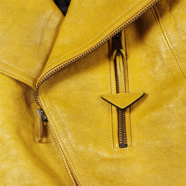 プラダ(PRADA)プラダ ダブルライダースジャケット 革ジャン 衣料品