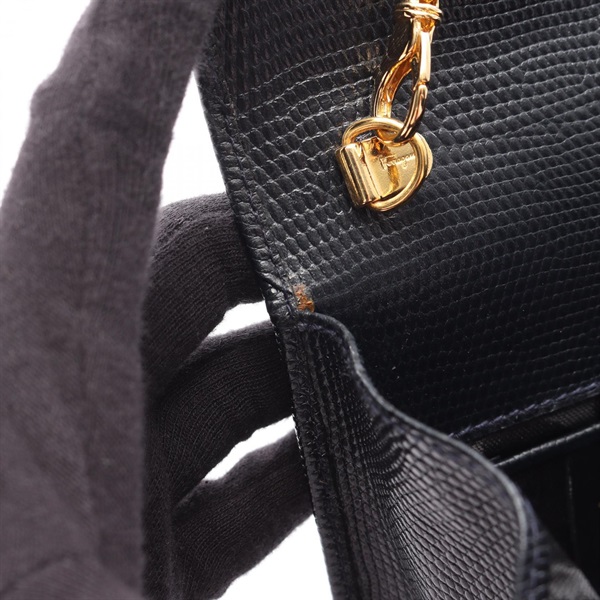 Salvatore Ferragamo サルヴァトーレフェラガモ ヴァラリボン　カットソー サイズ:40 半袖/フリル   コットン100％ ブラック レディース / 240001194738 Salvatore Ferragamo - Salvatore Ferragamo サルヴァトーレフェラガモ
