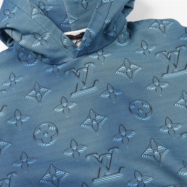 新品　LOUIS VUITTION パーカー　3D モノグラム LOUIS VUITTON 未使用品▽LOUIS ルイヴィトン 22AW 3Dモノグラム 裏