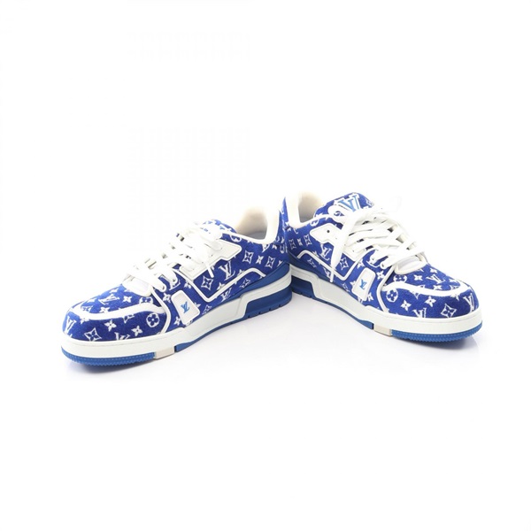 [Louis Vuitton] LVトレイナー スニーカー マリーヌ 楽天市場】【中古】LOUIS VUITTON ルイ ヴィトン LVトレイナー ライン