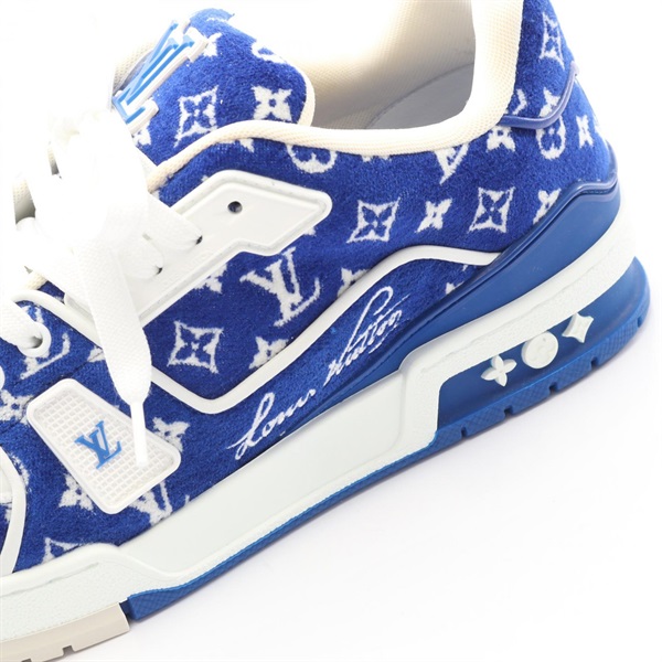 [Louis Vuitton] LVトレイナー スニーカー マリーヌ 楽天市場】【中古】LOUIS VUITTON ルイ ヴィトン LVトレイナー ライン