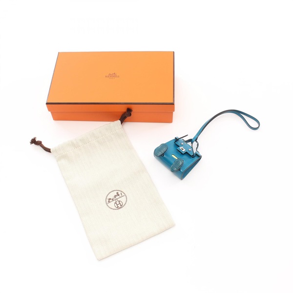 エルメス(HERMES)エルメス ビジュードサック ケリードール ブルー