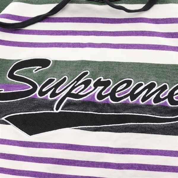 シュプリーム(Supreme)シュプリーム STRIPED HOODED SWEATSHIRT  