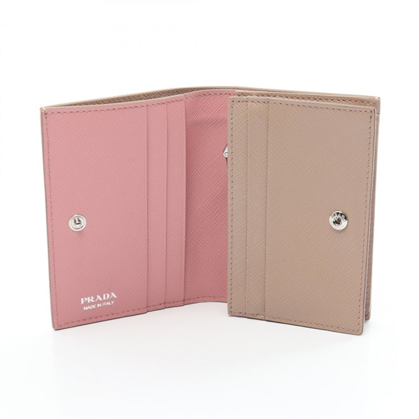 PRADA二つ折り財布 SAFFIANO EMBOSS
