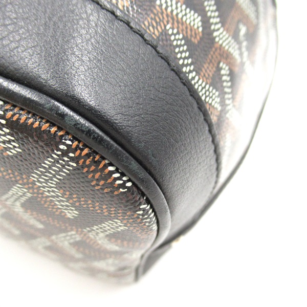 Goyard ブラック バケットバッグ Goyard プチ・フロ ミニ カーフスキン＆キャンバス バケット
