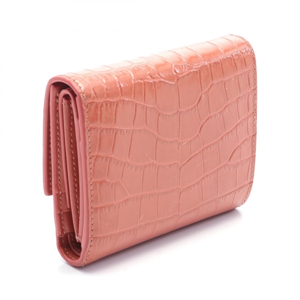 セリーヌ スモール トリフォールドウォレット 三つ折り財布 ピンク  