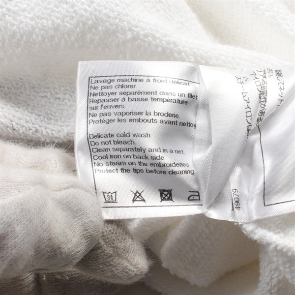 最終価格◇【シャネル】大きなカメリアがアクセント！ホワイトカラーコットンハット◇ 最終価格◇【シャネル】大きなカメリアがアクセント！ホワイトカラー