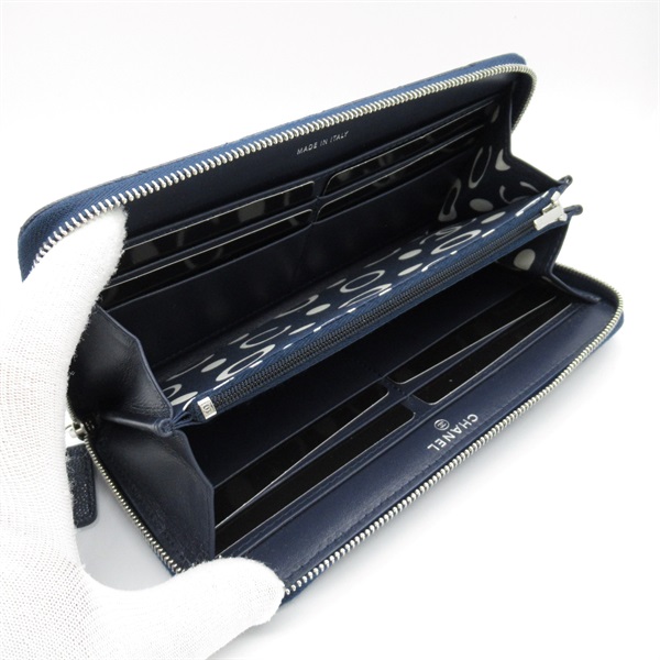 シャネル(CHANEL)シャネル マトラッセ ラウンド長財布 ラウンド長財布