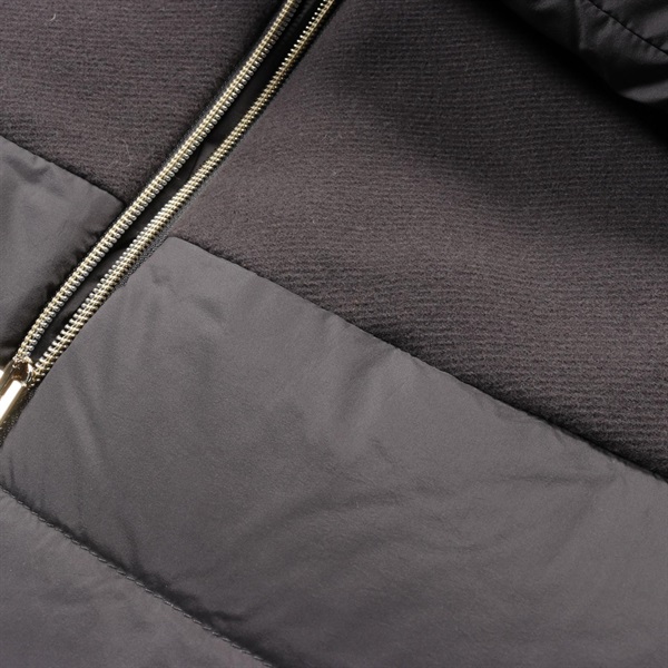 ヘルノ Herno ダウンジャケット PI0848D ブラウン HERNO（ヘルノ） ダウンコート DIAGONAL WOOL AND NUAGE PARKA 大きい