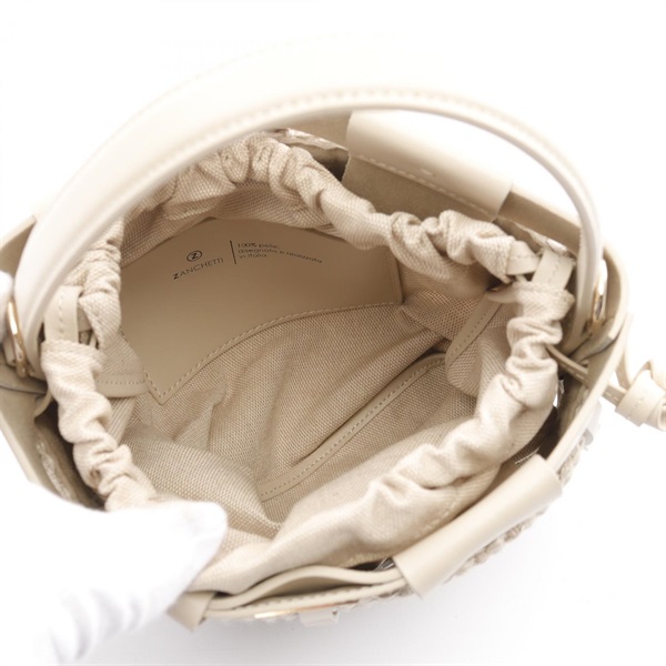 ザンケッティ(ZANCHETTI)ザンケッティ WOVEN BUCKET SMALL