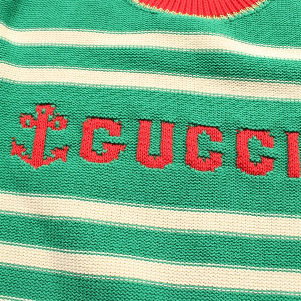 グッチ(GUCCI)グッチ マリン ロゴ ニット 衣料品 トップス レディース