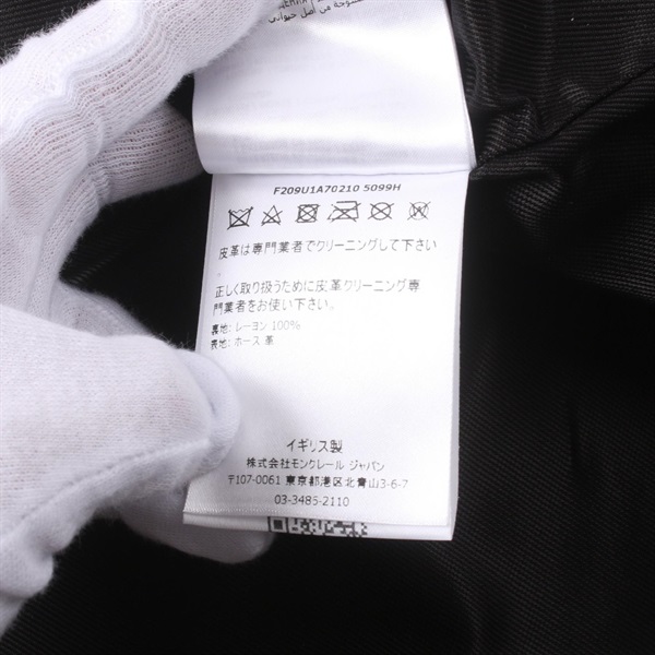 おれんじ様☆国内正規品 MONCLER LOTUS サイズ0 ブラック MONCLER モンクレール B20934985305 54155 国内正規品 OROPHIN