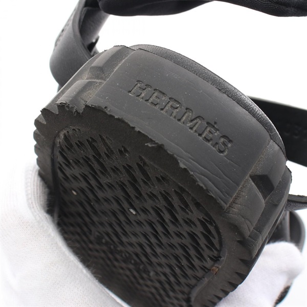 HERMES エベレスト　サンダル 2022年 春夏 HERMES エルメス サンダル エベレスト 黒 (ブラック