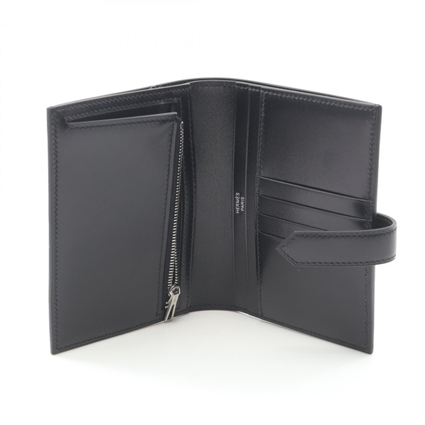 エルメス(HERMES)エルメス ベアンコンパクト モノクローム 二つ折り