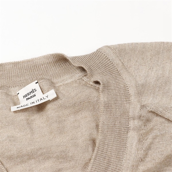 エルメス(HERMES)エルメス カレーシュ刺繍 ニット 衣料品 トップス  