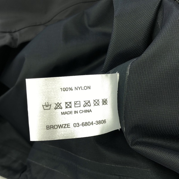 エンノイ ennoy L ブラック ナイロンジャケット 白刺繍ロゴ 最終値下げ The Ennoy エンノイ ナイロン ジャケット ブラック L Ennoy エンノイ