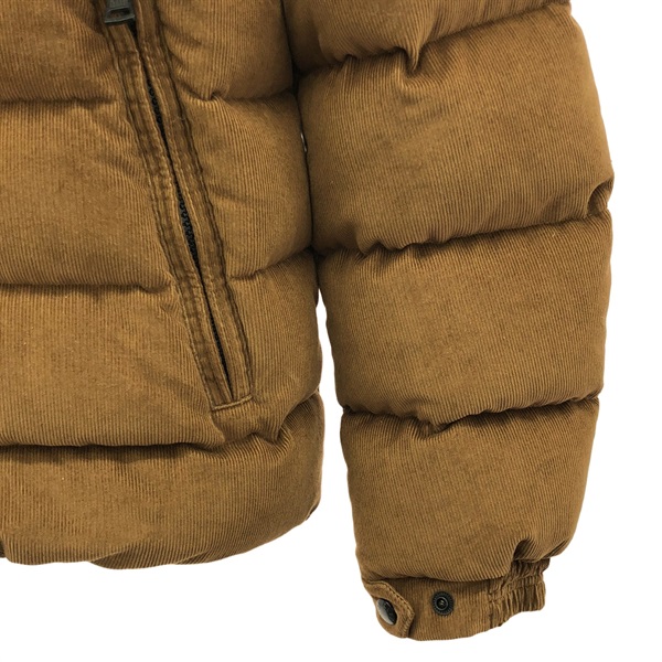 美品！MONCLER コーデュロイキャップ ブラウン MONCLERキャップ コーデュロイ Moncler コーデュロイ キャップ