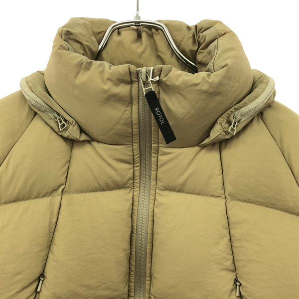 ロトル(ROTOL)ロトル CURVY ダウンジャケット ベージュ ダウン