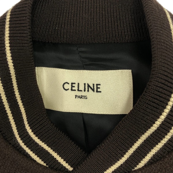 最終CELINE ブラウン ボタン付きジャケット L セリーヌ(CELINE)セリーヌ ブルゾン ブルゾン 衣料品 アウター