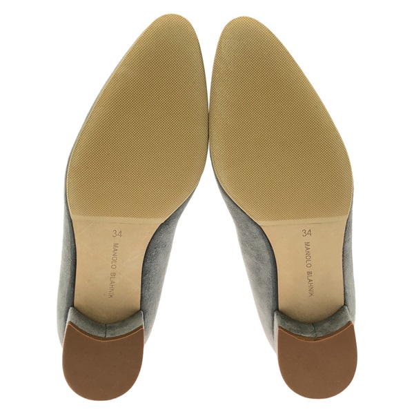 マノロブラニク(MANOLO BLAHNIK)マノロブラニク スエード ポインテッド